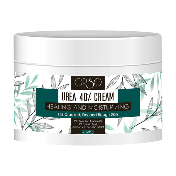 Urea Cream 40 Percent, Intensive Hydration for Dry Cracked Skin, Callus Remover with Salicylic Acid - 4 oz