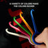 DLENP 25PCS Aligner Remover Tool, 5 Colors Clear Aligner Removal Tool for Invisalign Removable Retainers and Braces