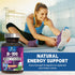 B Complex Vitamins with Folate, 120 Vegan Capsules, Energy, Brain & Immune Support for Women & Men
