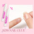 KDS Nail Glue, 10pcs for Professional Fake Nail Art & Design, Nail Tip Extension