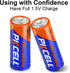 PKCELL N Size 1.5V Alkaline Batteries, 20 Pack - Ultra Long-Lasting MN9100/E90/LR1 for Medical Devices