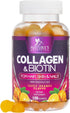 Collagen Peptides - Hair Supplements for Growth Support with Biotin and Vitamin C, 120 Count Gummies