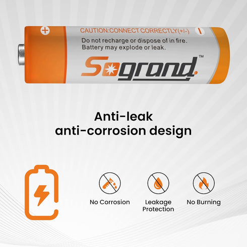 Sogrand Pack, 48 Count 24 24 1.5V 10 AA and AAA Batteries Combo AA and AAA, Alkaline Batteries, Year Shelf Life