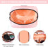 MAANGE 2 Pcs Portable Makeup Bag for Women, Travel Cosmetic Pouch, PU Leather (Pink+Green)