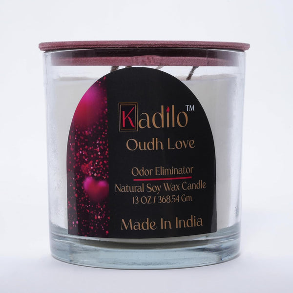 Kadilo Soy Wax Scented Candles, Aromatherapy, Stress Relief, Vegan, Non-Toxic, Infused with Natural