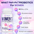 Vaginal Probiotics for Women - 300 Billion CFUs, 12 Strains with Prebiotic, Organic Cranberry Extract, 60 Capsules