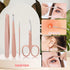 Manicure Set, 12 in 1 Stainless Steel Nail Care Kit, Professional Ingrown Toenail Clipper Grooming Tool (Rose Gold)