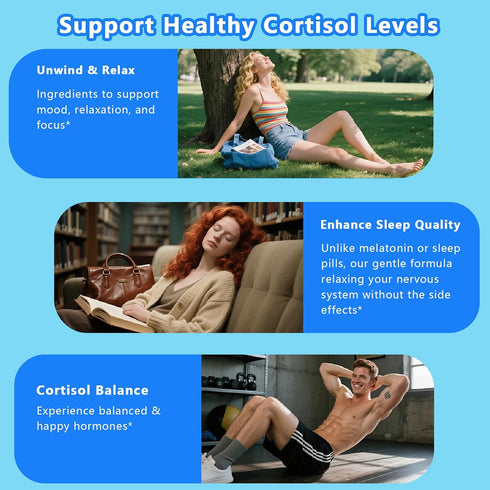 KSM66 D3, 30 Suiyilary Calm Magnesium Powder, Cortisol Supplements Drink Mix No Sugar for L-Theanine, Ashwagandha