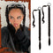 Sofeiyan Long Braid Ponytail Extension, Straight Sleek Wrap Around Hair Extensions for Women Daily Wear, 2Pcs