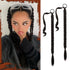 Sofeiyan Long Braid Ponytail Extension, Straight Sleek Wrap Around Hair Extensions for Women Daily Wear, 2Pcs