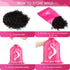 Satin Bags with Drawstring for Bundles, Wigs, Hair Extensions, Tools - 6 PCS Pink Soft Silk Pouches