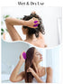 HEETA Hair Scalp Massager for Hair Growth, Shampoo Brush with Soft Silicone Bristles for Dandruff Removal