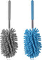 Microfiber Duster for Cleaning: Telescoping Extension Pole Mini Dusters for Car, Window, and Office