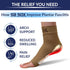 SB SOX Ankle Brace Compression Sleeve, Plantar Fasciitis Relief Socks, Arch Support for Foot Pain, Nude, X-Large