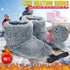 Winter Foot Warmer Shoes Soft Electric Heating Snow Boots USB Washable Skiing Boot Soft Electric Heating Shoes Winter