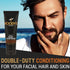 Woody's 2-in-1 Beard Conditioner for Men – Moisturizes & Conditions Dry Flaky Beards with Botanicals, 4fl oz, 2 Pack