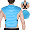 Relief Expert Large Full Back and Shoulder Ice Pack Wrap with Straps, Reusable Gel Cold Packs
