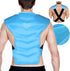 Relief Expert Large Full Back and Shoulder Ice Pack Wrap with Straps, Reusable Gel Cold Packs