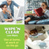 Flents Wipe'N Clear Lens Wipes, Anti Streak Fast Drying, White, 150 Count, Made in the USA