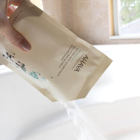 AHAVA Dead Sea Mineral Bath Salt, 8.5 Oz, Intense Relaxation for Body & Mind