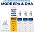 Omega-3 4,080mg 1200mg 900mg 120 Arazo Nutrition Wild Caught Fish Oil Concentrate per Serving High EPA & DHA Burpless
