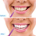 Patelai 50 Pieces Braces Brush for Cleaner - Interdental Brush Toothpick Dental Hygiene Flosser Tool (Red, Purple,