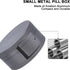 Daily Metal Pill Box, Waterproof Travel Container, Round Aluminum Alloy Organizer for Vitamins, Fish Oil