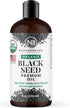 NaturoBliss Organic Black Seed Oil 100% Virgin Cold Pressed - 8oz Super Antioxidant for Immune Support, Joints, and