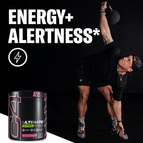 Cellucor C4 Ultimate Shred Pre Workout Powder, Weight Loss Supplement with Ginger Root Extract, Strawberry Watermelon
