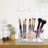 Tbestmax 6 Slot Acrylic Makeup Brushes Holder Organizer, Clear Eyebrow Pen Container Cosmetics Storage