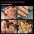 UNA GELLA Extra Short Almond Nail Tips Full Cover 504PCS Gel x Nail Tips Short Almond Shaped Nails Tips Soft Gelly Gel Clear Fake Nails Tip for Acrylic Nail Tip Soak Off Home DIY Salon Nails 12 Sizes
