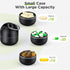 Zannaki Small Portable Single Pill Box Keychain - Metal Daily Travel Pill Organizer Case, Waterproof Pill Holder
