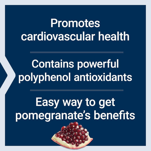 Life Extension Pomegranate Fruit Extract, 500 mg, Antioxidant Polyphenols for Cardiovascular Health, Superfood, Gluten