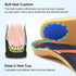 RooRuns 3/4 Arch Support Insoles - Plantar Fasciitis Insoles with Metatarsal Pads for Flat Feet, Heel Pain Relief (M)