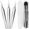 WSYUB Blackhead Tweezers, 3 in 1 Professional Stainless Skin Zit Acne Blemish Removing Tools Set