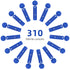 Metene Lancets for Lancing Devices, 310 Count, 30 Gauge, Blue Diabetic Blood Sugar Test Lancets