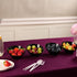 PLASTICPRO Angled Plastic Bowls, Disposable Small Black Serving Bowls with Gold Rim for Party Appetizer Salads, Pack of