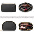 KTMOUW Makeup Bag, 3 Pcs Waterproof Cosmetic Bag Set, Portable Travel Organizer for Women, Black