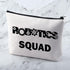 Robotics Squad Cosmetic Bag Gift for Robots Lover, Robot Gear Toy Makeup Bag