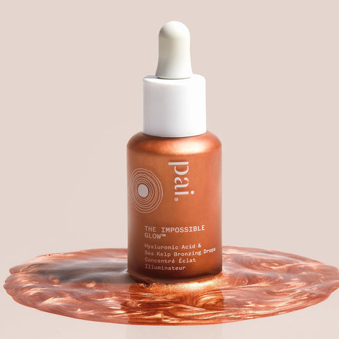 Pai Skincare - The Impossible Glow Organic Hyaluronic Acid + Sea Kelp Glow Drops | Natural, Vegan Skincare (Bronze, 1