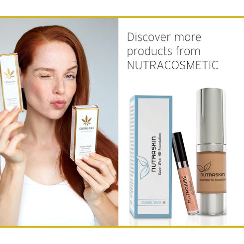 Nutraskin Silk & Smooth Medium Concealer, Natural Liquid for Flawless Complexion, Made in Germany, 10ml