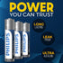 Philips 12 Pack, 1.5v 10-Year 129% AAA Batteries Ultra Alkaline Triple A. Batteries, Shelf Life, Ultimate Long-Lasting