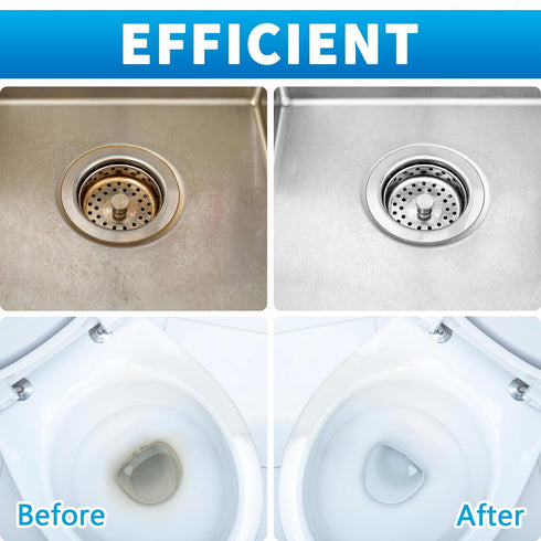 4TH Pumice Stone for Toilet Bowl Cleaning - Scouring Stick Removes Limescale Stain, Hard Water Ring, Calcium (6 Pack)