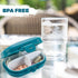 Daily Pill Organizer - (Pack of 2) Small AM PM Pill Organizer, Cute 4 Compartment Case Box