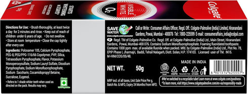 O2, (50g/1.7oz) Colgate Visible White Teeth Whitening Toothpaste