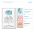 Hydrating Soothing Sheet Masks Gift Set for Skincare, Korean Vegan Sheet Mask for Dry, Sensitive Skin, Calming,