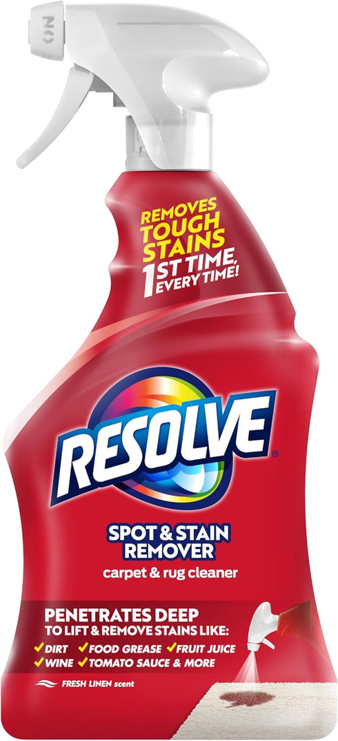 Resolve Carpet Triple Oxi Advanced Carpet Cleaner Solution, 22 Ounce