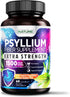 Psyllium Husk Capsules 1500mg | Natural Soluble Fiber Supplement for Digestive Health, 60 Capsules, Non-GMO, Gluten-Free