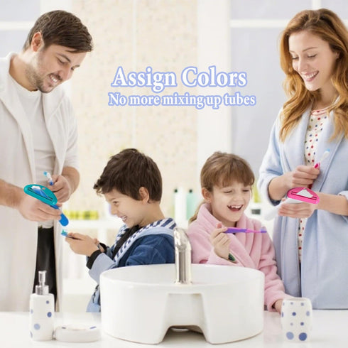 LERAO Squeezer,6Pcs Toothpaste Toothpaste Tube Squeezer Toothpaste Dispenser for Bathroom