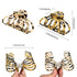 Shinowa Hair Clips, 2-Pack - Bohemian Tortoise Shell Hair Claw Clips for Thick Hair, Accessories for Women and Girls